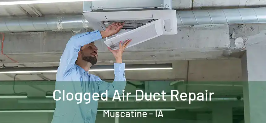 Clogged Air Duct Repair Muscatine - IA