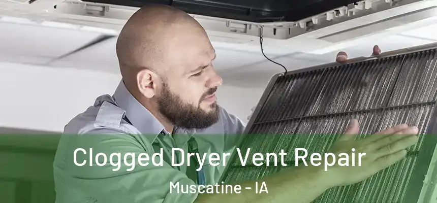  Clogged Dryer Vent Repair Muscatine - IA