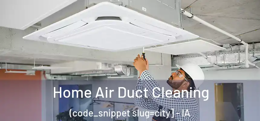  Home Air Duct Cleaning (code_snippet slug=city] - IA